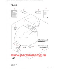 420D - Крышка двигателя (капот) (Df80A: 021)