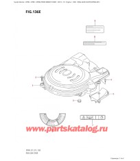 136E - Крышка механизма маховика (Df80A: e01)