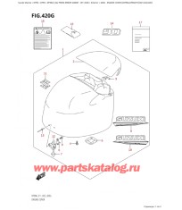 420G - Крышка двигателя (капот) ( (Df90A, Df90Ath) : (021, 022, 023) )