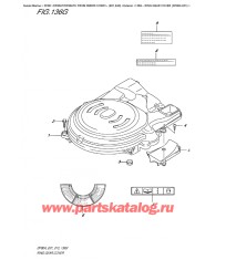 136G - Крышка механизма маховика (Df90A E01)