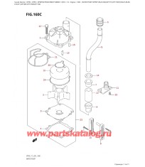 160C - Водяной насос (Df90T: (K6, K7, K8), (Df115T, Df115Wt) : (K6, K7, K8, K9,
