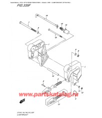 335F - Кронштейн транца (Dt15A P40)