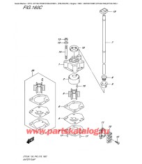 160C - Водяной насос (Dt9.9A P40) (Dt15A P40)