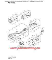 501A - Опции: контрольные приборы на модели с электростартером (Dt30 P40)