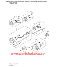 501A - Опции: контрольные приборы на модели с электростартером (Dt30 P40)