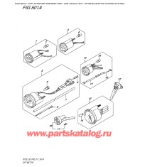 501A - Опции: контрольные приборы на модели с электростартером (Dt30 P40)