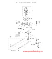 Fig.11 Встроенный топливный бак / M5b-d / M5b / M4c