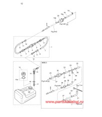 Fig.12 Separate Топливный бак / Dual Fuel M5b-d / M5b-s