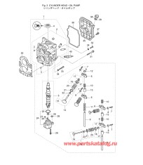 Fig.03 Головка блока цилиндра / Масляный насос