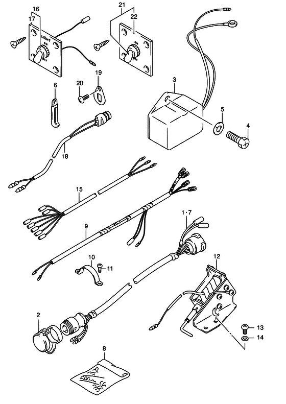 Suzuki DT40W K9/DT40WR K9 (E13,E40) / Опции : Электрика