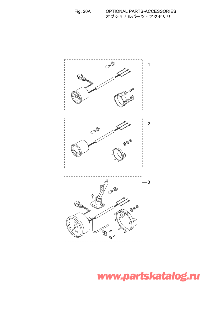 Tohatsu M-25H (002-21025-A) / Fig-20a Дополнительные опции (2) 