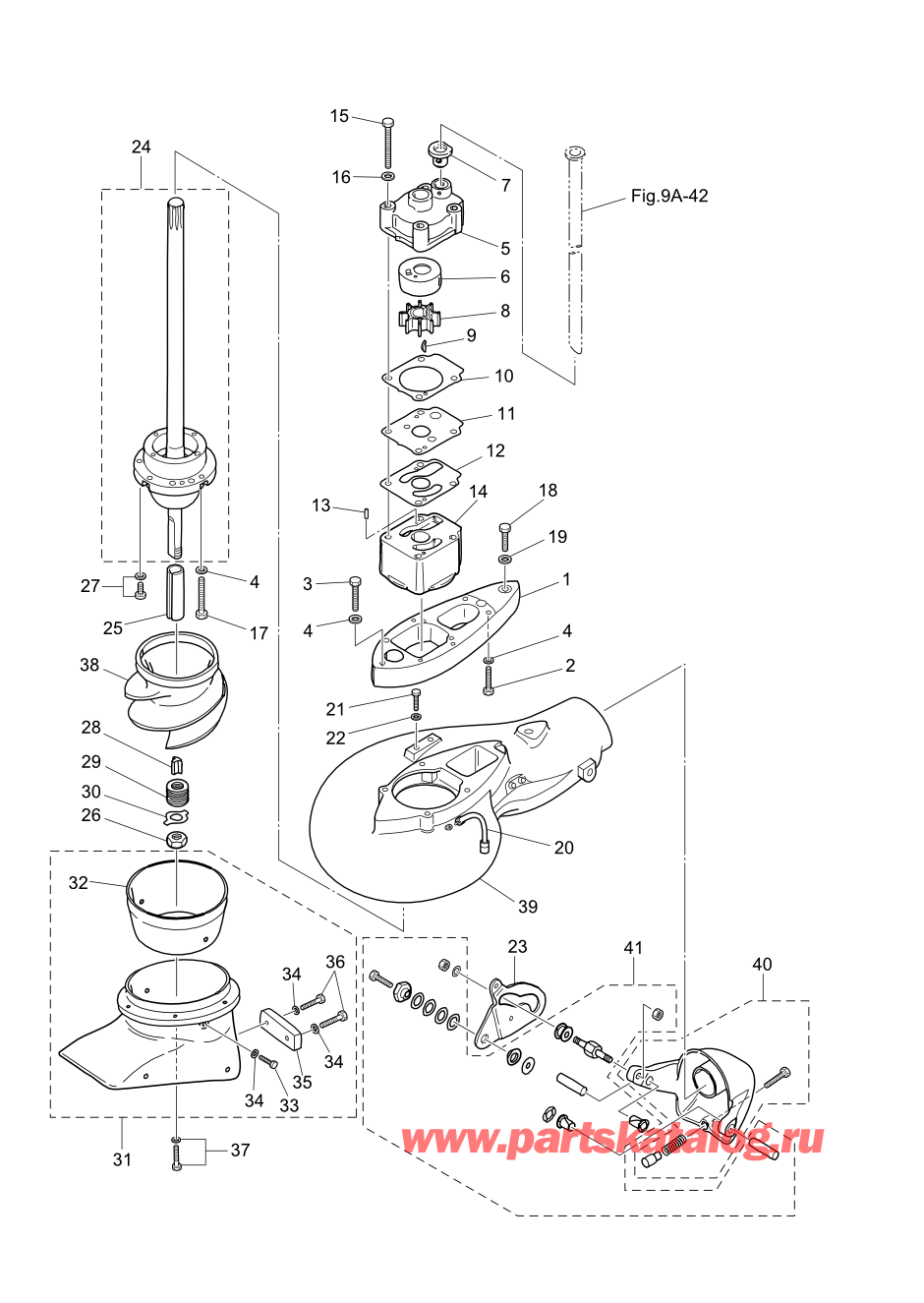 Tohatsu M-30H (002-21025-0AG) / Fig-10 Jet Drive 