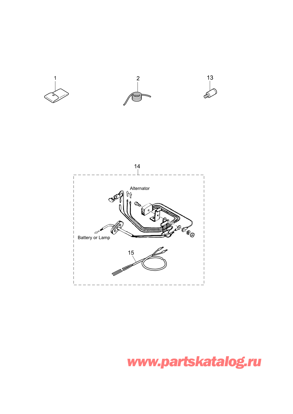 Tohatsu M15D2 (002-21043-0AH) / Fig.19 Дополнительные опции / Аксессуары 