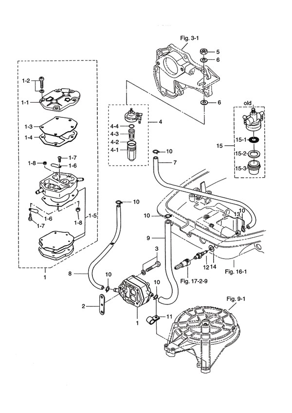 tohatsu   M30A4 00221025-5 / Топливный насос 