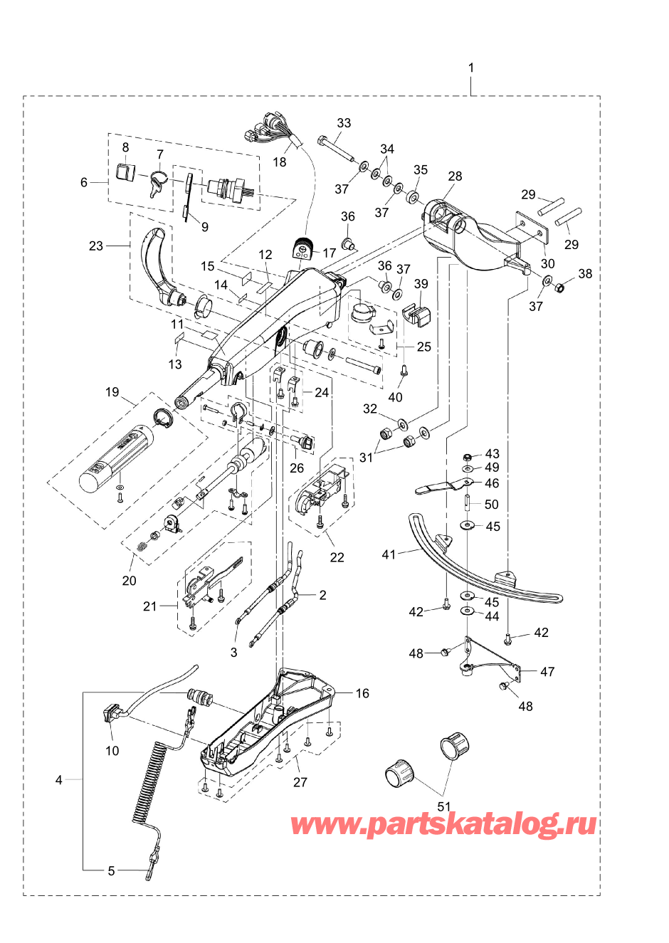 Tohatsu MFS100A (002-21059-0BX) / Fig.17 Мультирумпель 