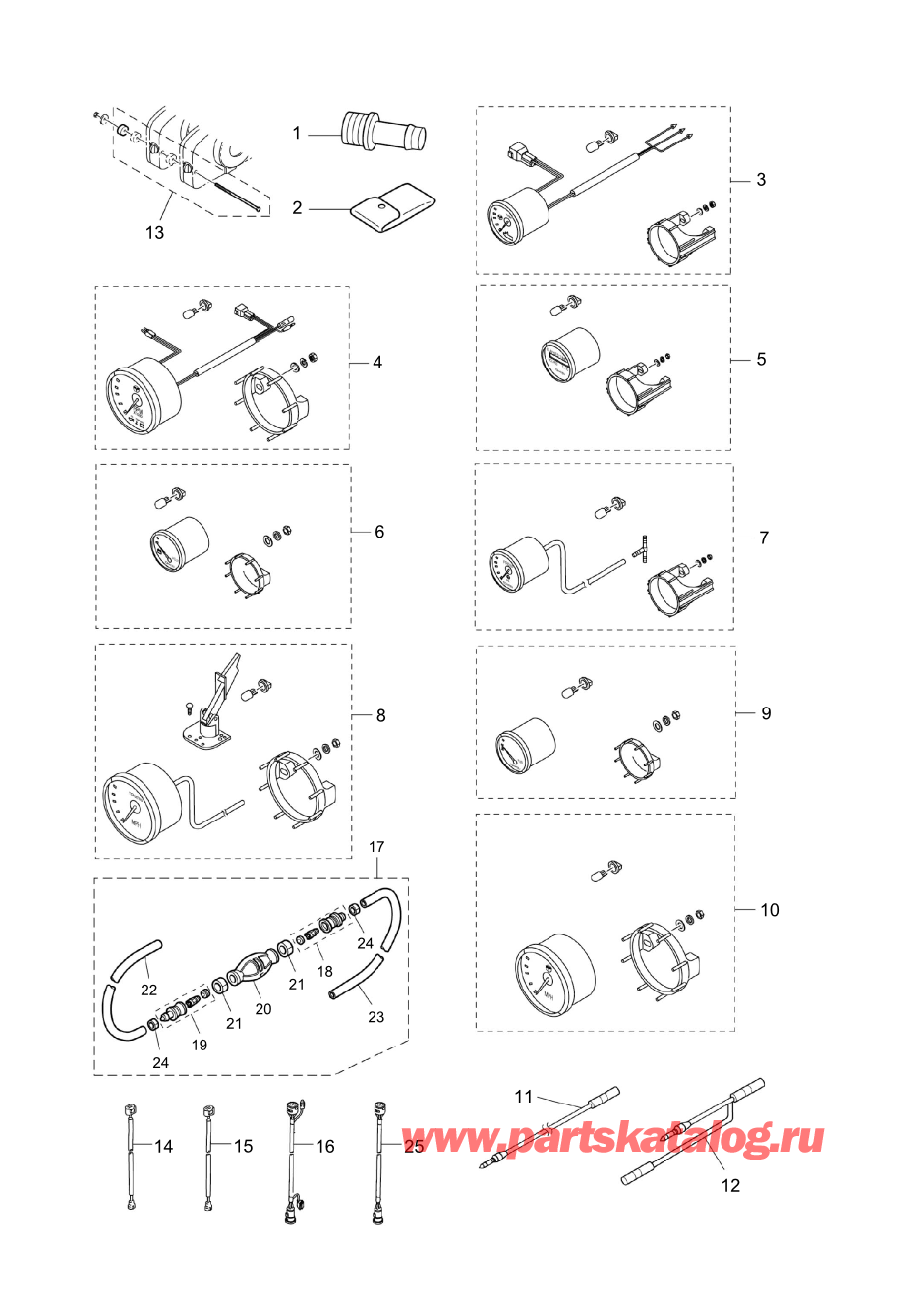 Tohatsu MFS100A (002-21059-0BX) / Fig.20 Дополнительные опции / Аксессуары 