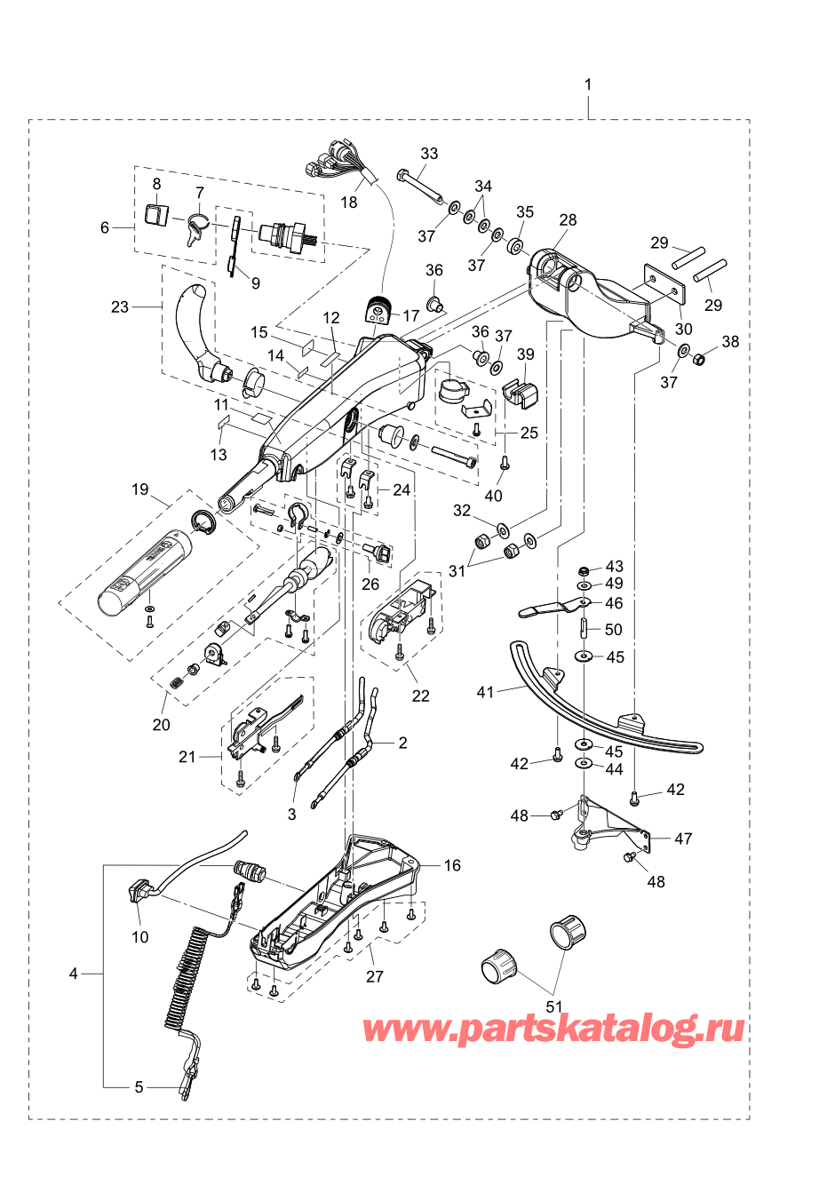 Tohatsu MFS100A (002-21059-1BA) / Fig.17 Мультирумпель 