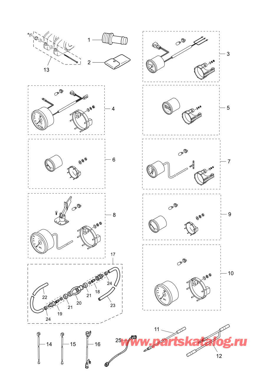 Tohatsu MFS100A (002-21059-1BA) / Fig.20 Дополнительные опции / Аксессуары 