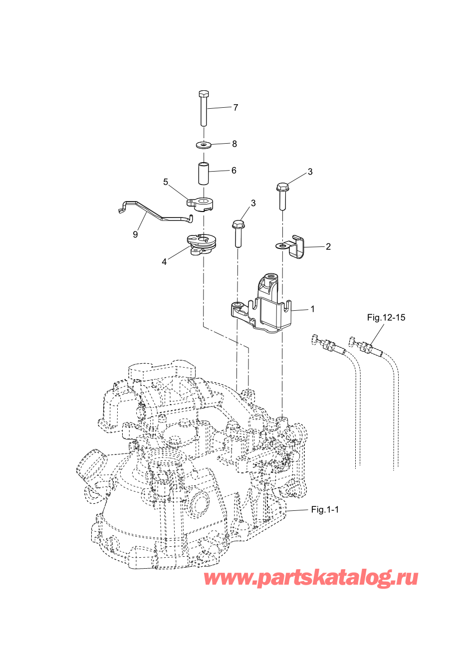 Tohatsu MFS2.5C (002-21052-1AK) / Fig.05 Дроссель 