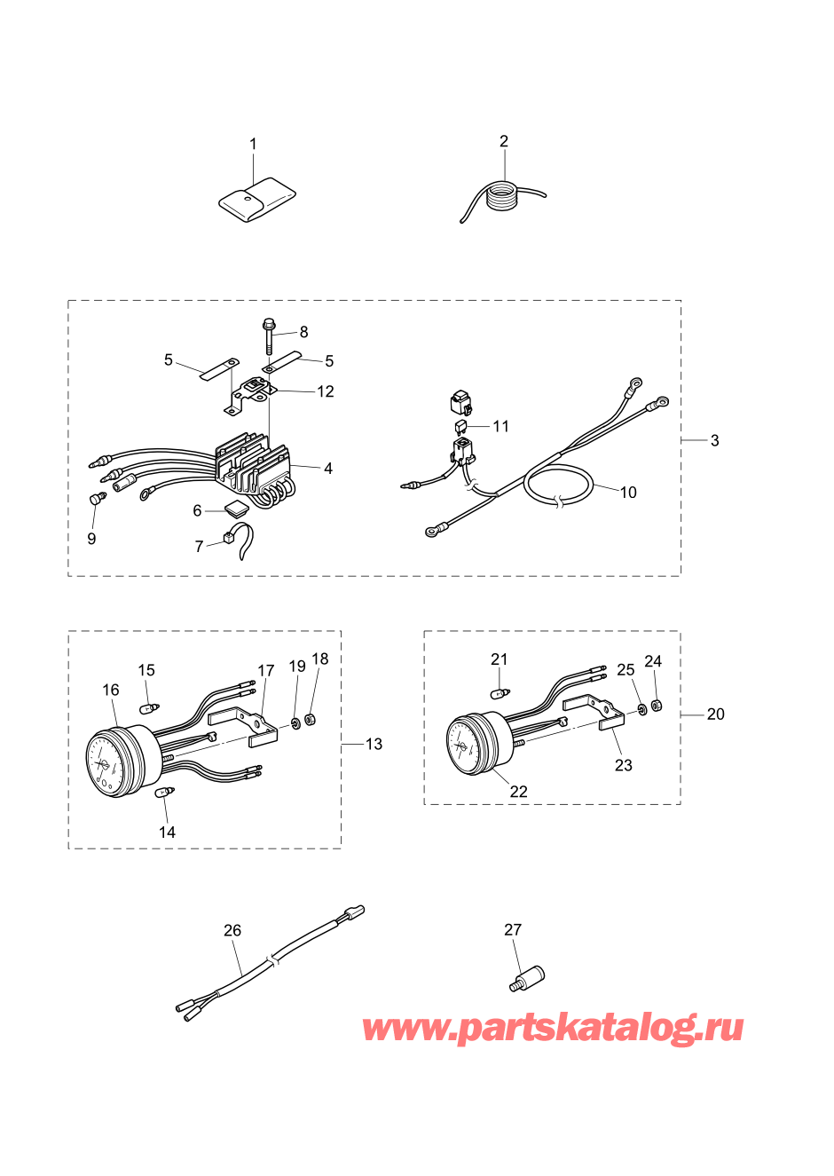 Tohatsu MFS20-D (002-21054-0AF) / Fig.22 Дополнительные опции / Аксессуары 