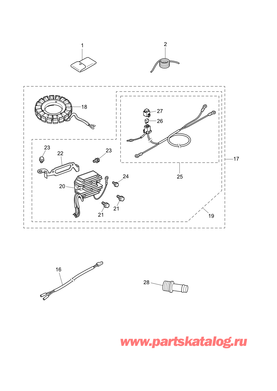 Tohatsu MFS20-E (002-21057-0AH) / Fig.19 Дополнительные опции / Аксессуары 