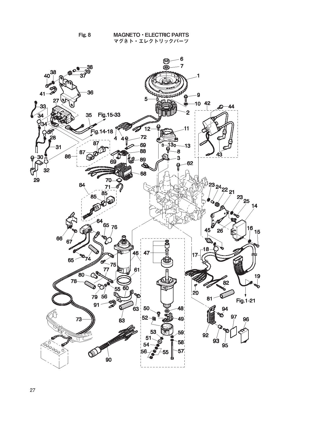 tohatsu   MFS20C 00221054-6 / Магнето 