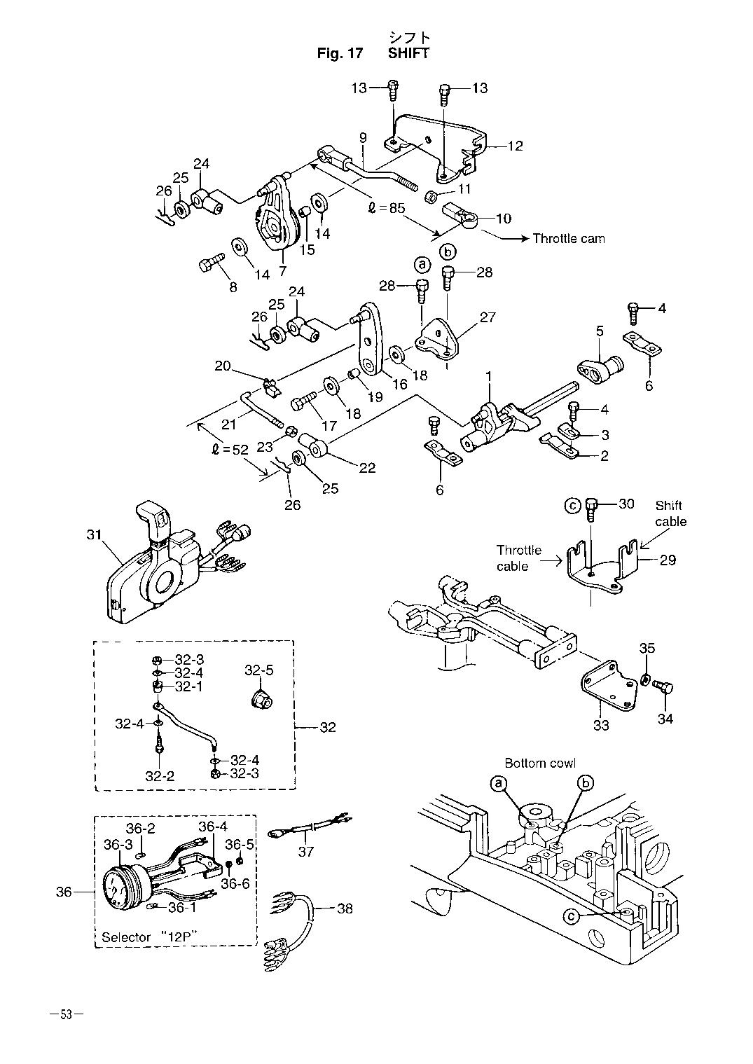 tohatsu   MFS30B 002-21050-2 / Переключатель 