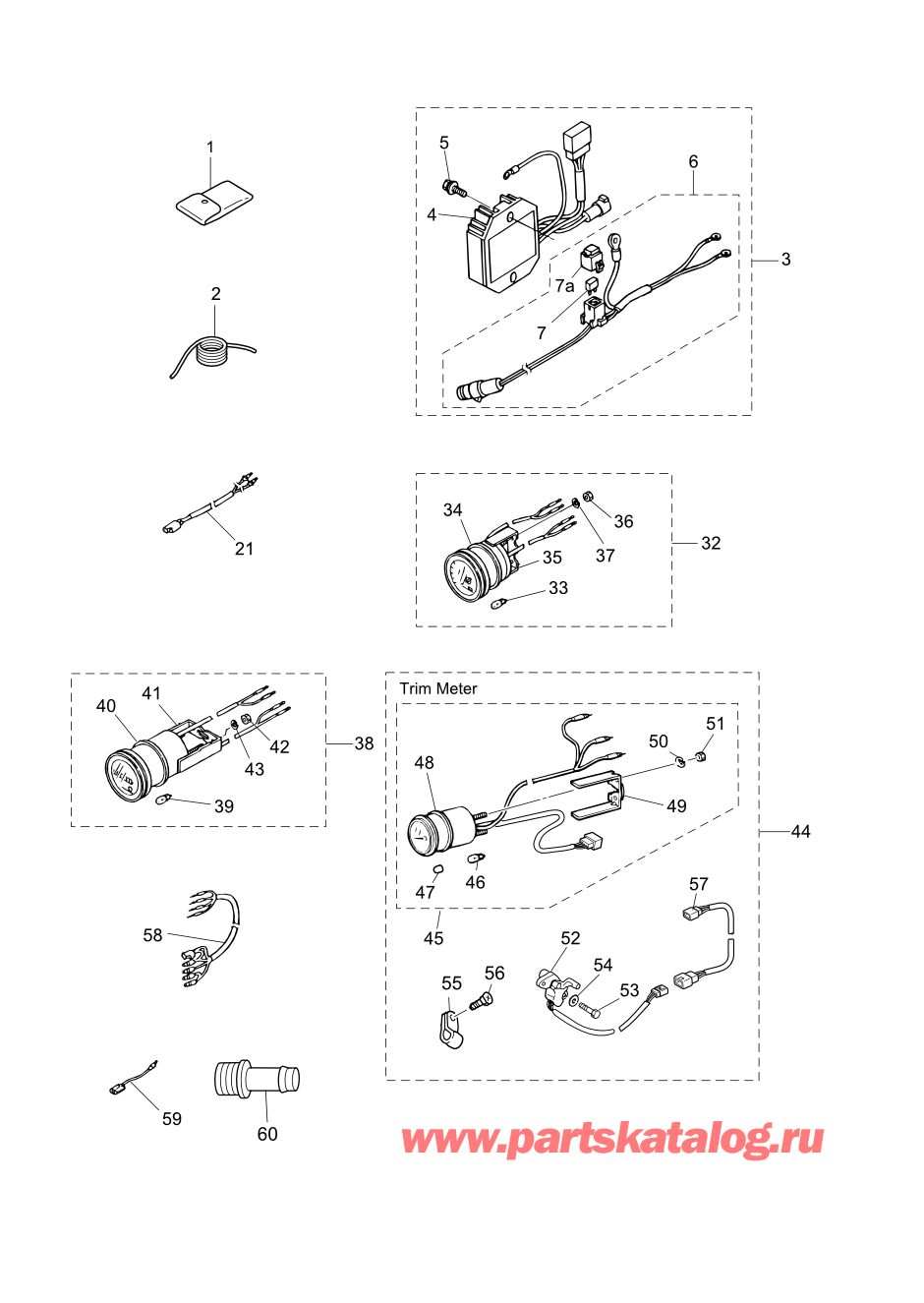 Tohatsu MFS30-C (002-21050-0AK) / Fig.23 Дополнительные опции / Аксессуары (1) 