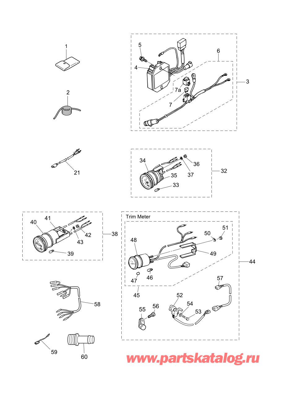 Tohatsu MFS30-C (002-21050-0BX) / Fig.23 Дополнительные опции / Аксессуары (1) 