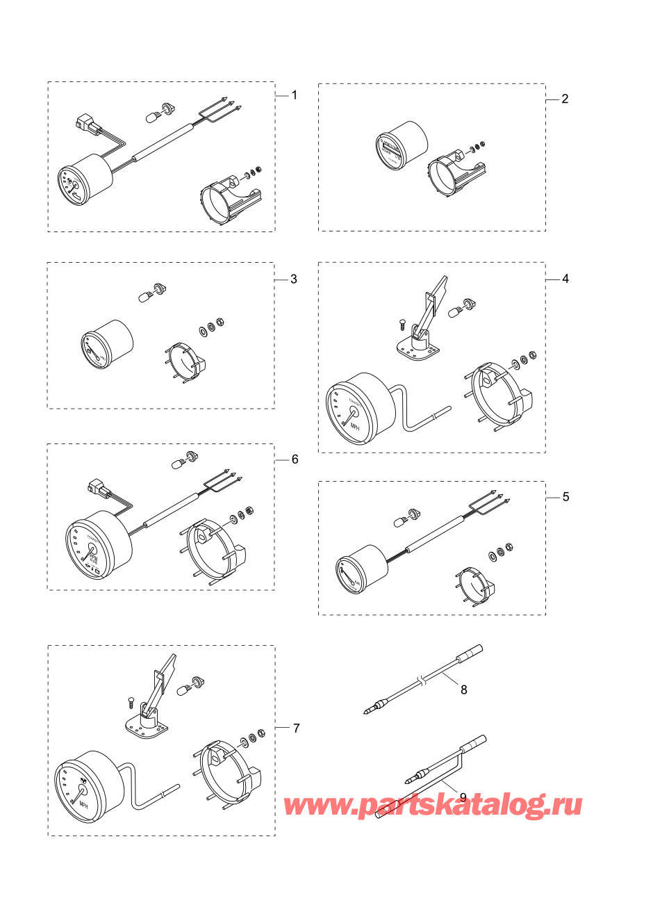 Tohatsu MFS30-C (002-21050-0BA ) / Fig.23a Дополнительные опции (2) 