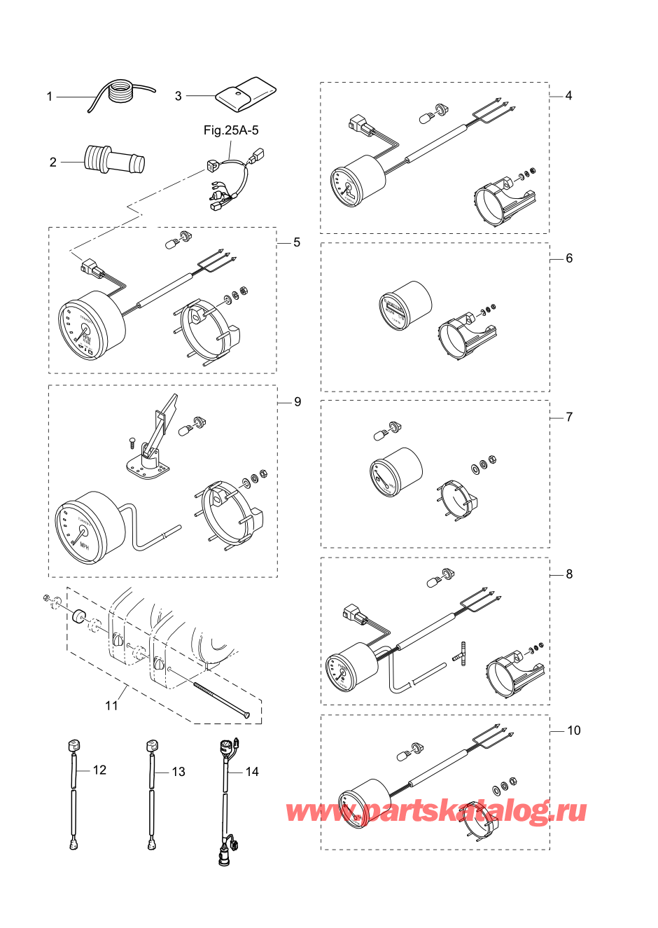 Tohatsu MFS60A (02-21058-0AK) / Fig.23 Дополнительные опции / Аксессуары 