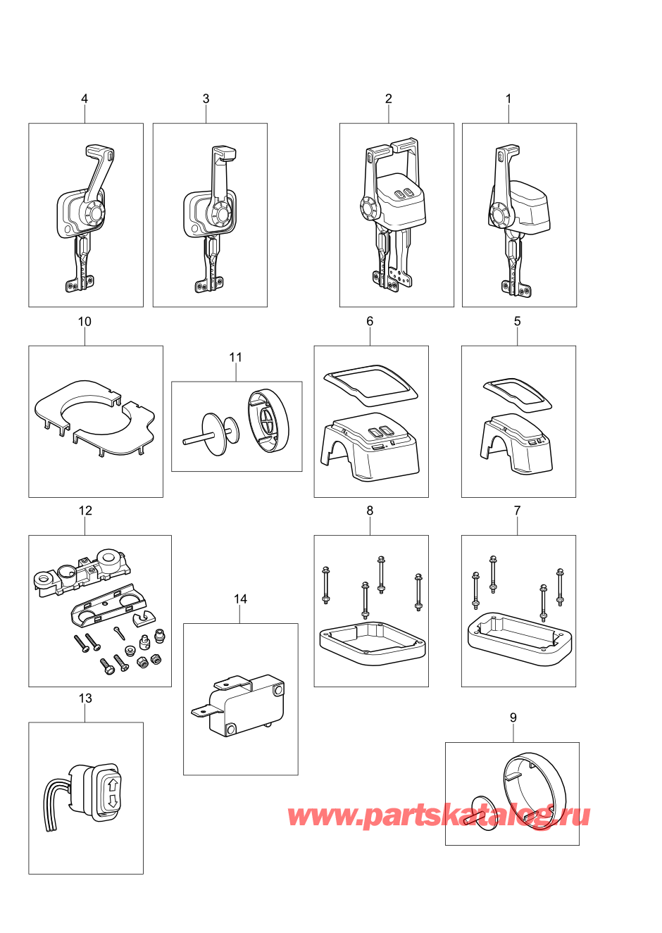 Tohatsu MFS60A (02-21058-0AK) / Fig.24 Дополнительные опции (2) 