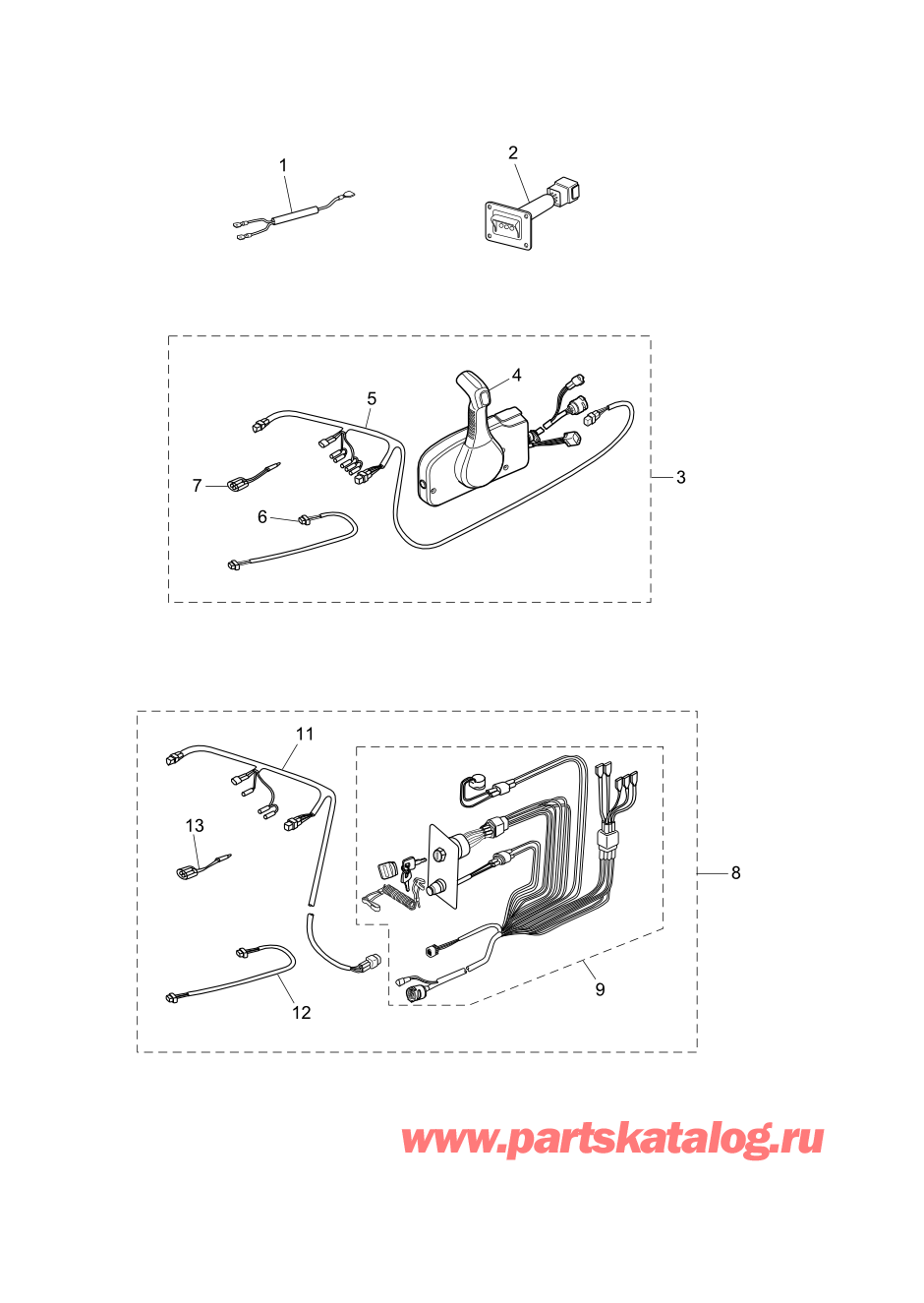 Tohatsu MFS60A (02-21058-0AK) / Fig.25a Комплект оснащения 1 