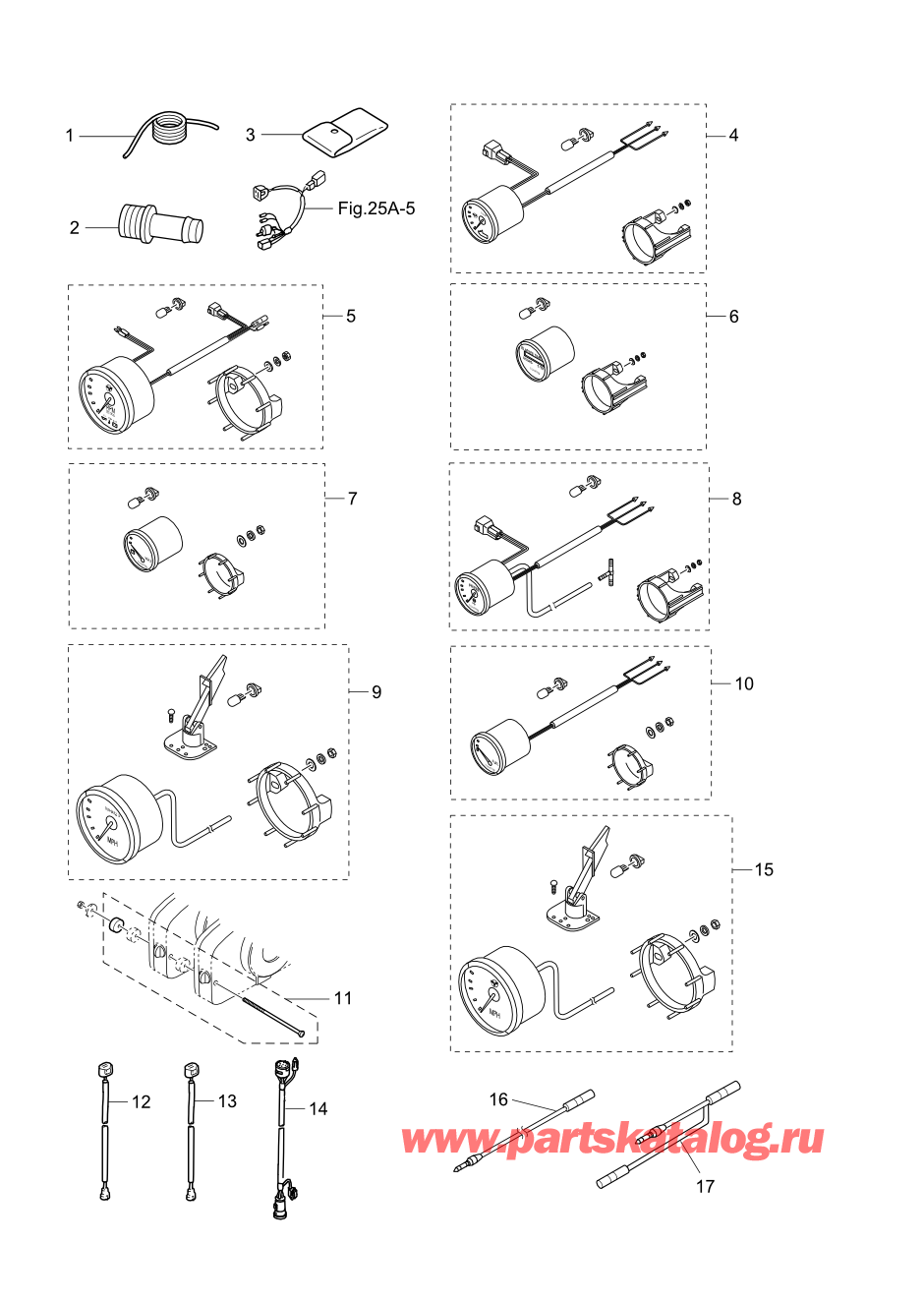 Tohatsu MFS60A (002-21058-0BX) / Fig.23 Дополнительные опции / Аксессуары 