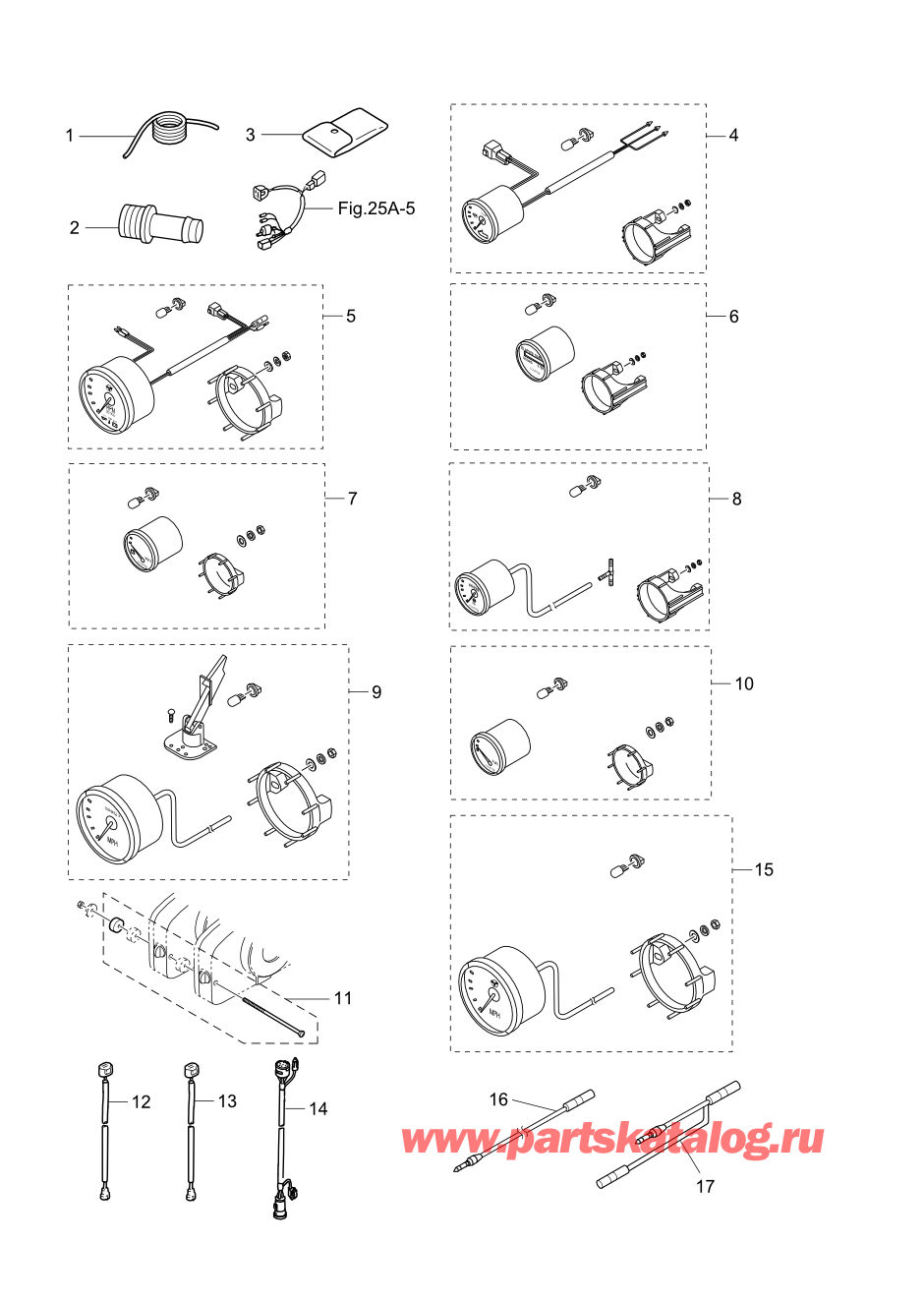 Tohatsu MFS60A (002-21058-0BA) / Fig.23 Дополнительные опции / Аксессуары 