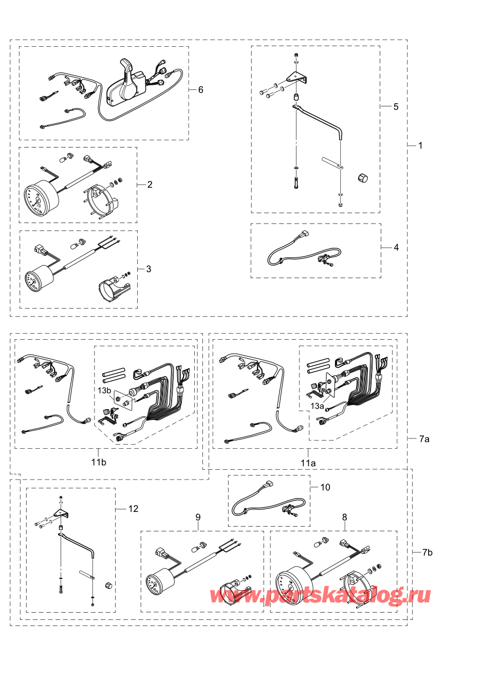 Tohatsu MFS60A (002-21058-0BA) / Fig.25b Комплект оснащения 2 