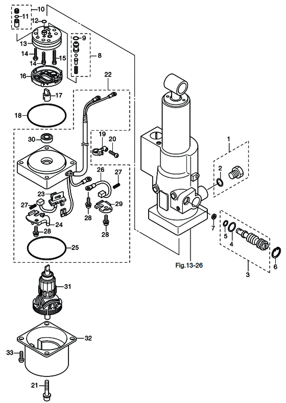 tohatsu   MFS6A3 00221051-7 / Power trim 