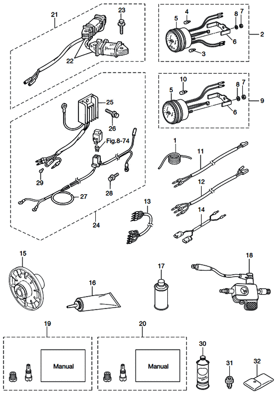 tohatsu   MFS6A3 00221051-8 / Дополнительные опции 2 