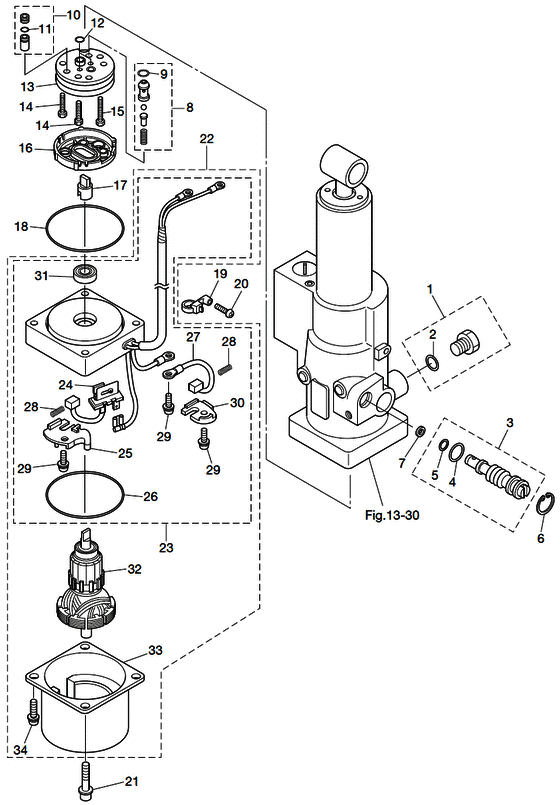 tohatsu   MFS6A3 00221051-8 / Power trim 